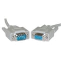 Cable Wholesale CableWholesale 10D1-20210 Null Modem Cable  DB9 Male to DB9 Female  UL rated  8 Conductor  10 foot 10D1-20210